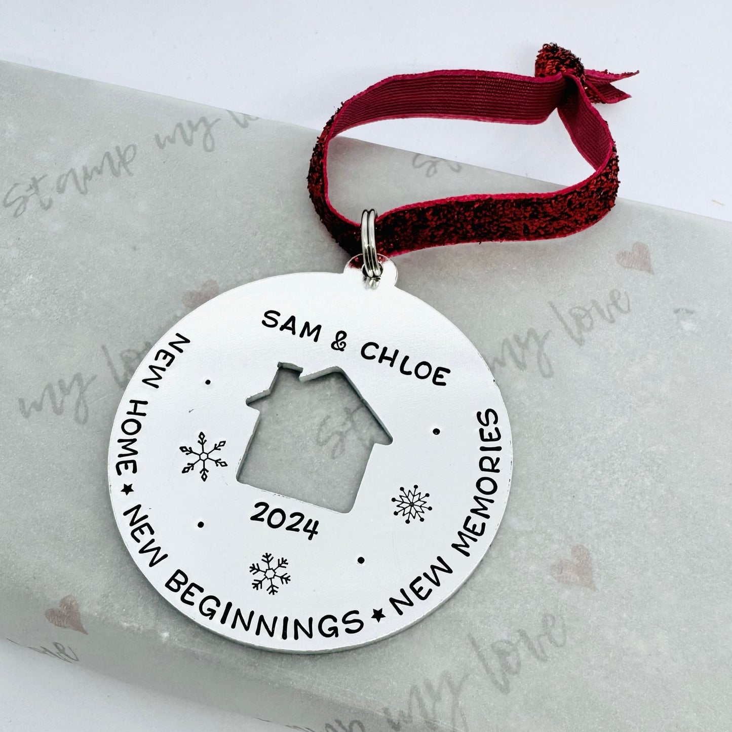 Personalised Our New Home Christmas Decoration