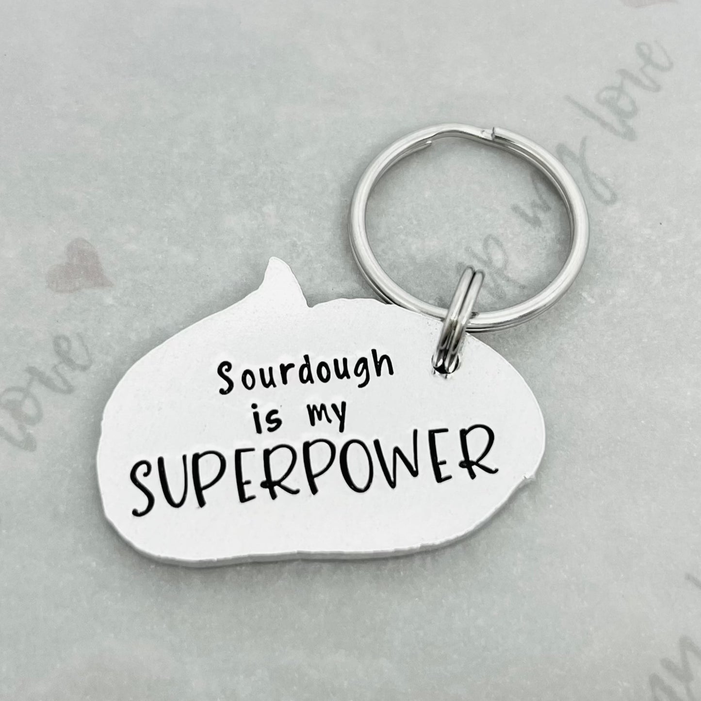 'Sourdough is my Superpower' Keyring