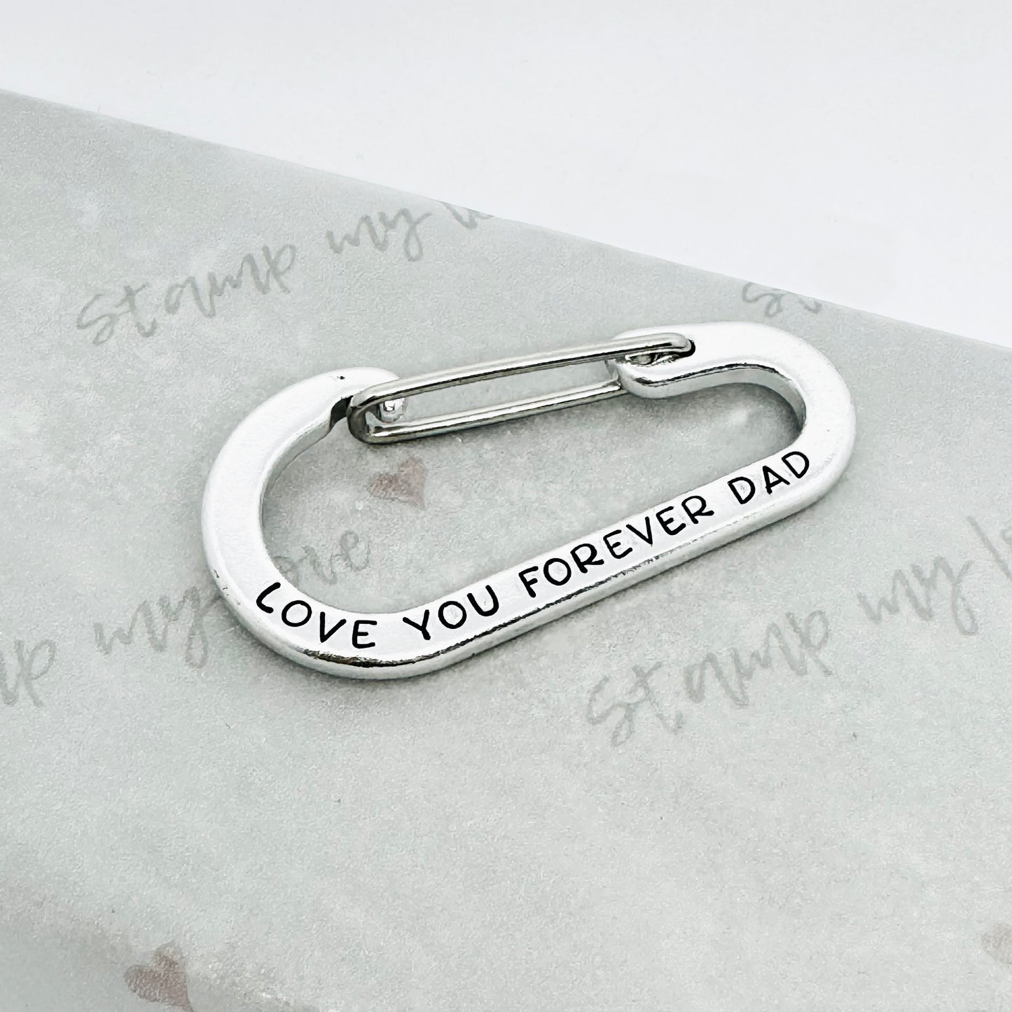 "Love you Forever" Carabiner