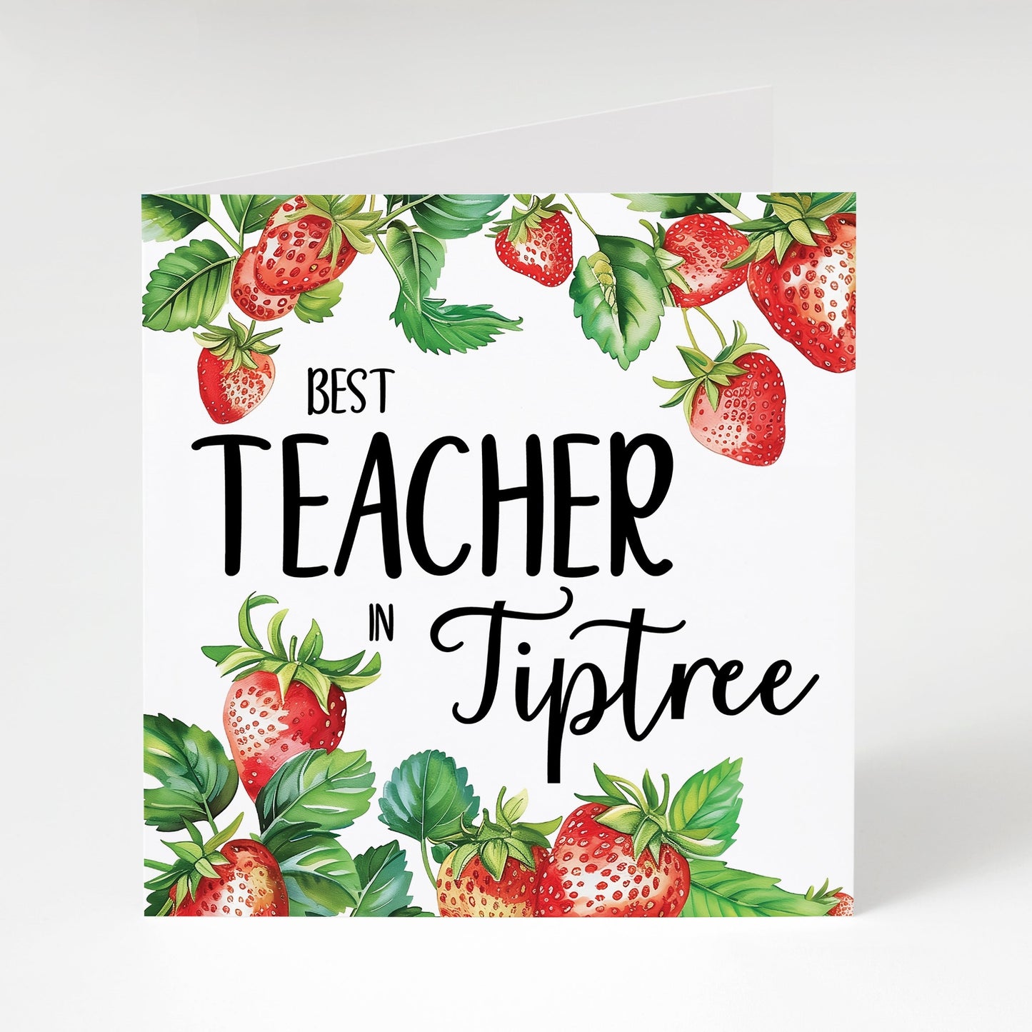 Thank You Teacher - Tiptree greetings card