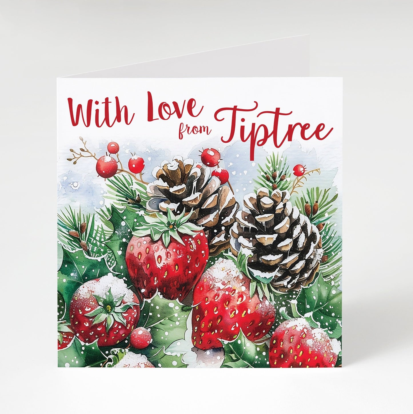'With Love from Tiptree' greetings card