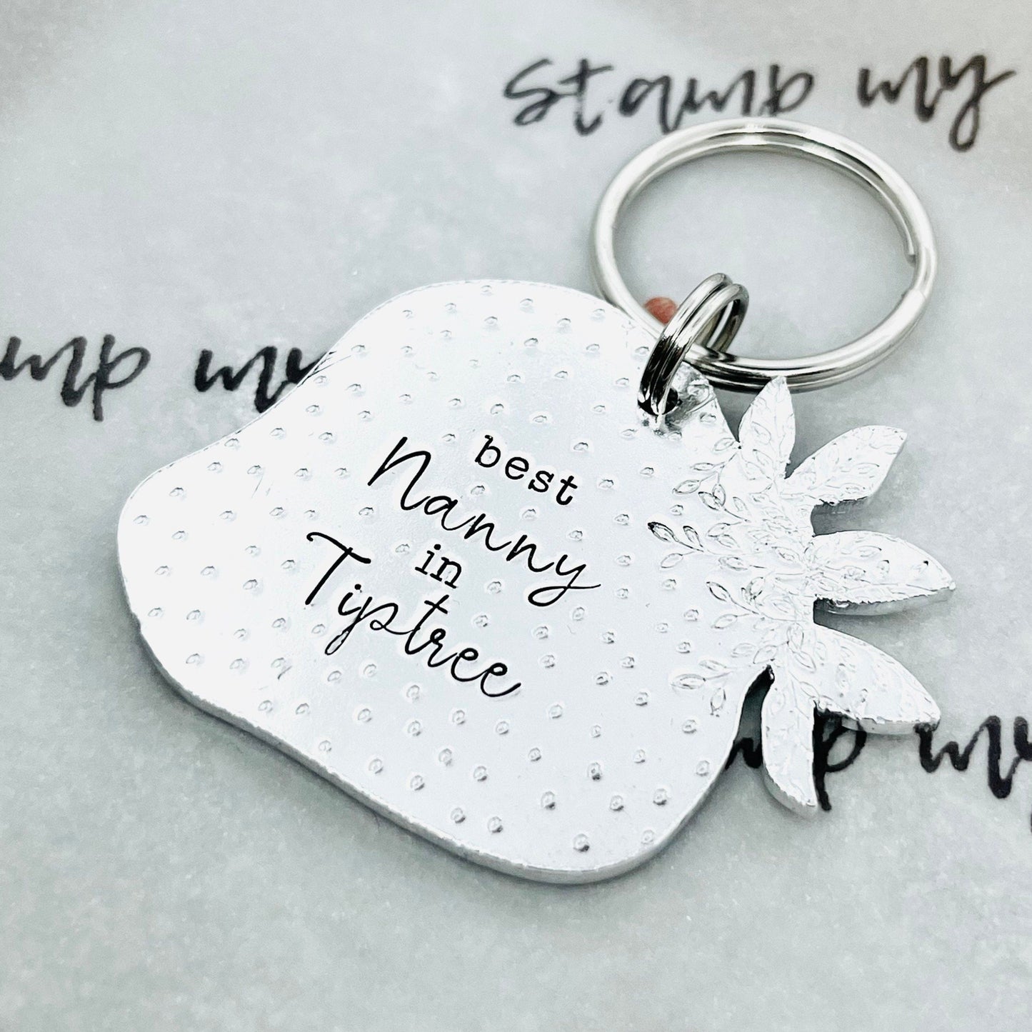 'Best in Tiptree' Strawberry Keyring