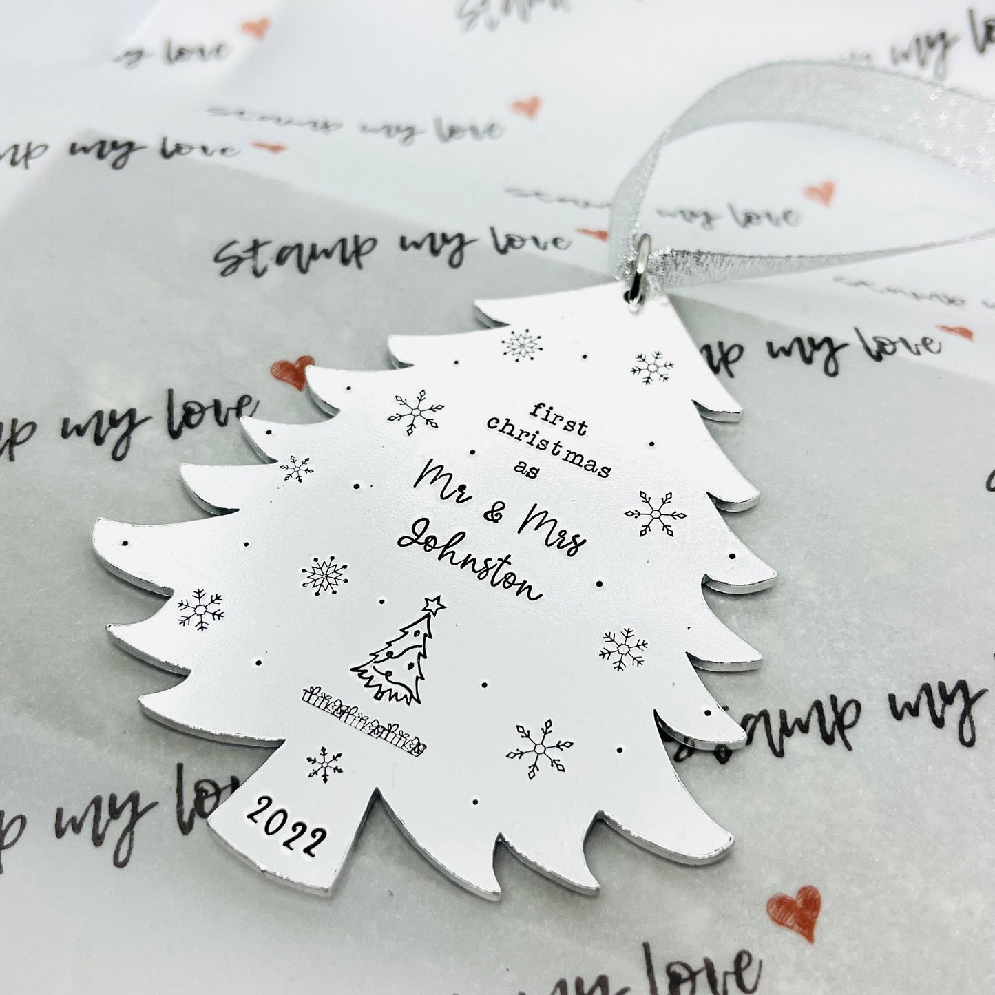 'First Christmas as ...' Christmas Decoration