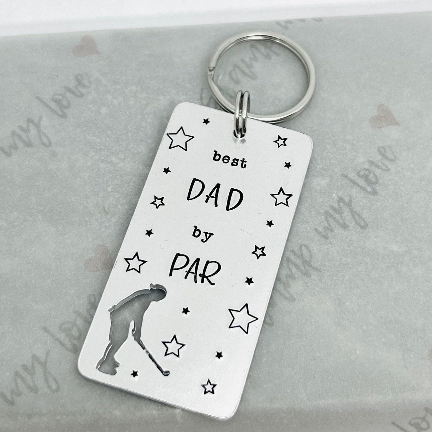 'Best By Par' Golf Keyring