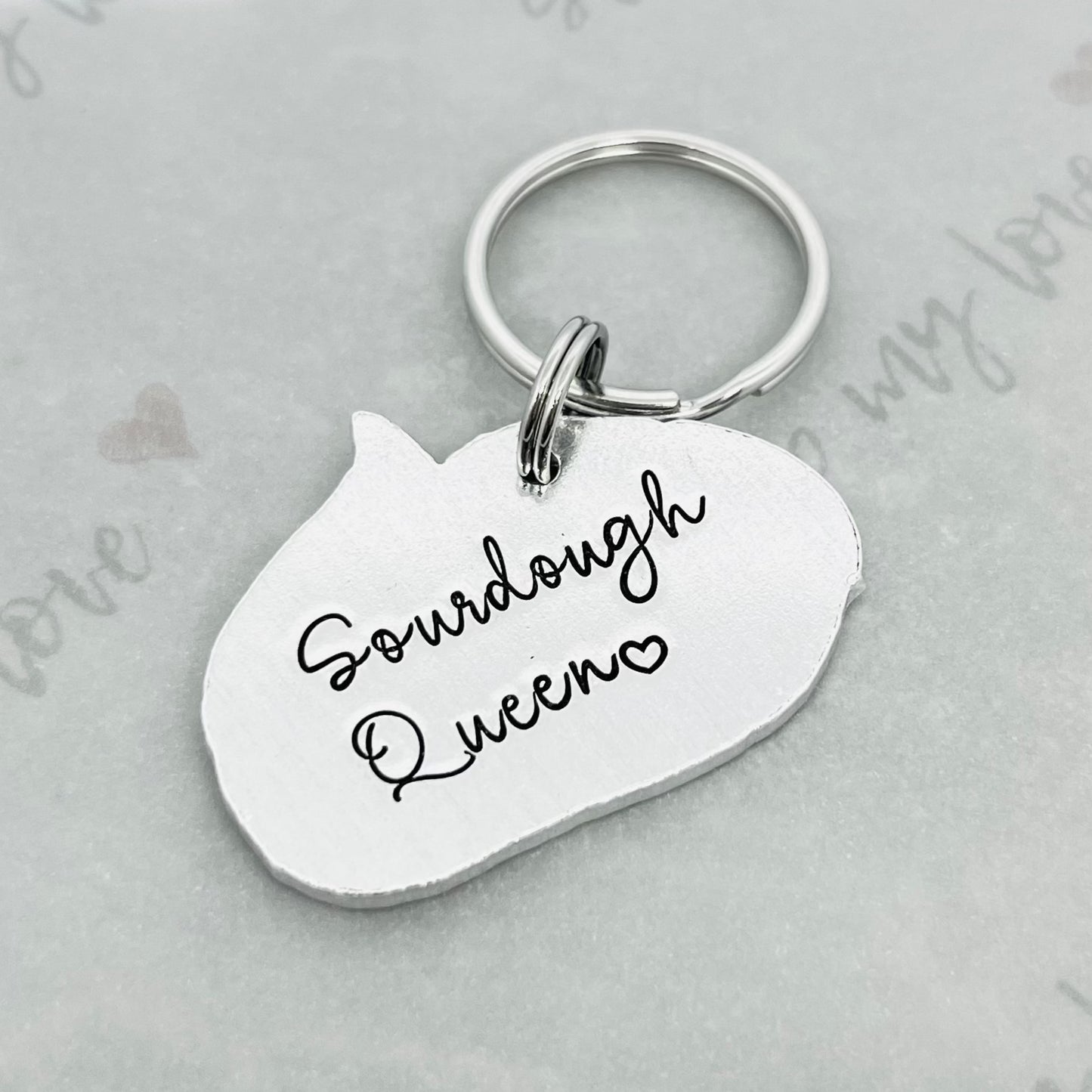'Sourdough Queen' Sourdough Keyring