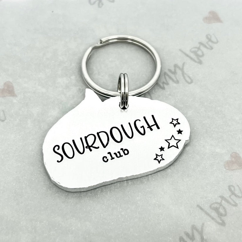'Sourdough Club' Sourdough Keyring