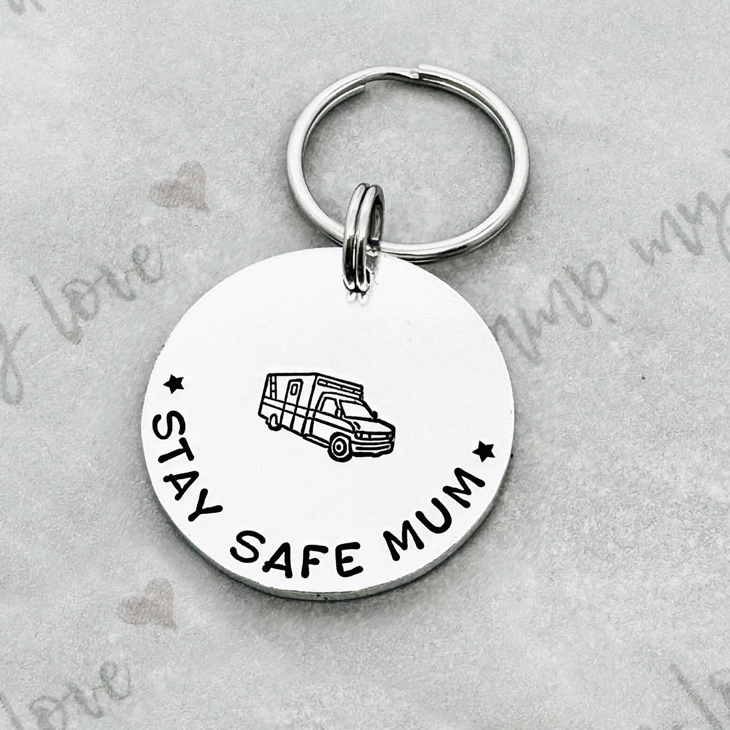Personalised Paramedic Keyring