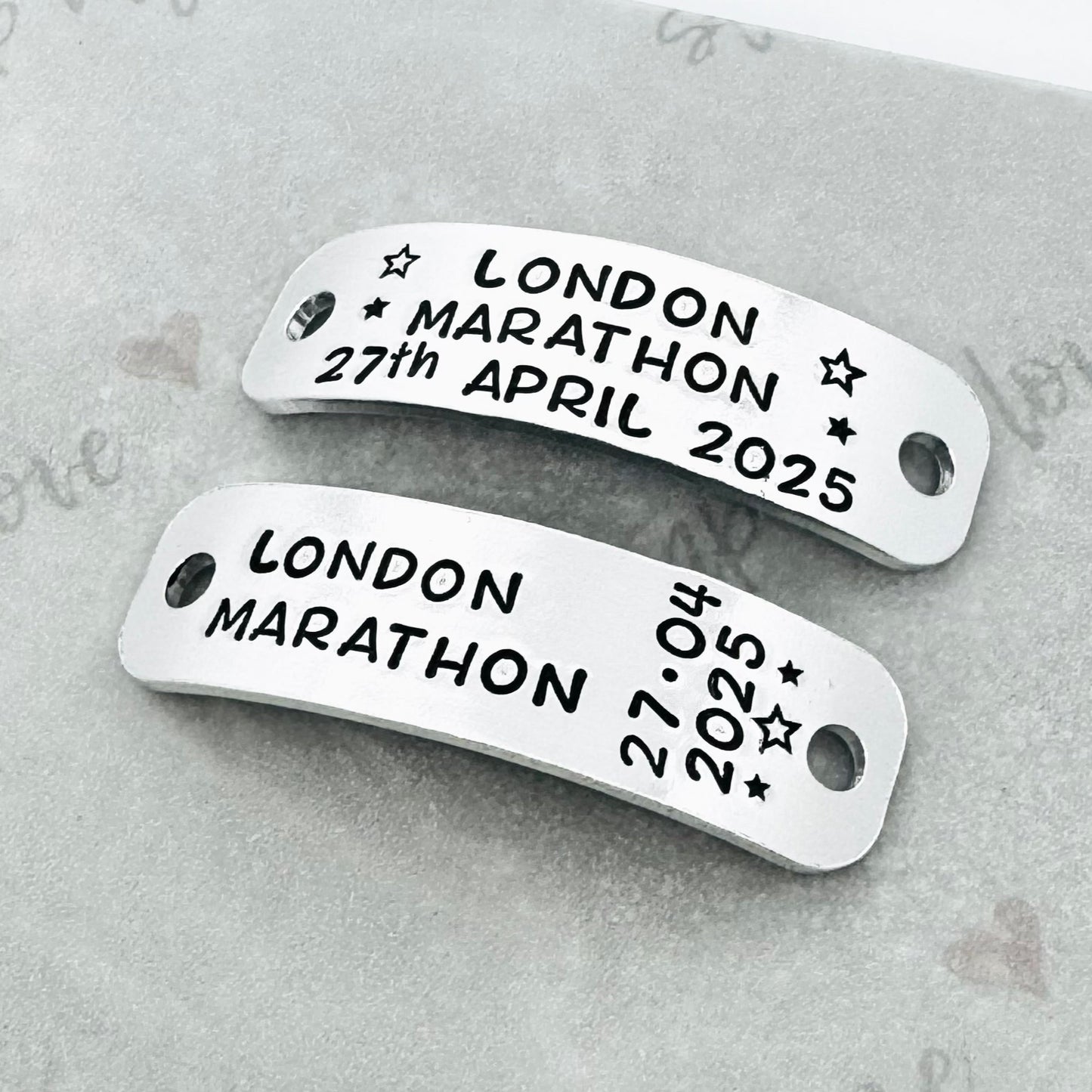 Personalised Marathon Trainer Tags