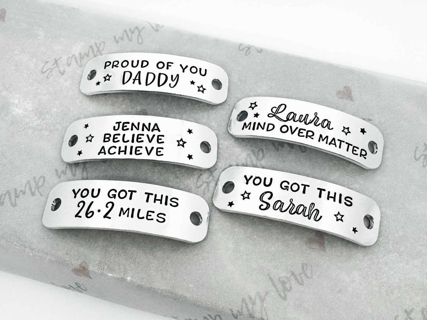 Personalised Marathon Trainer Tags