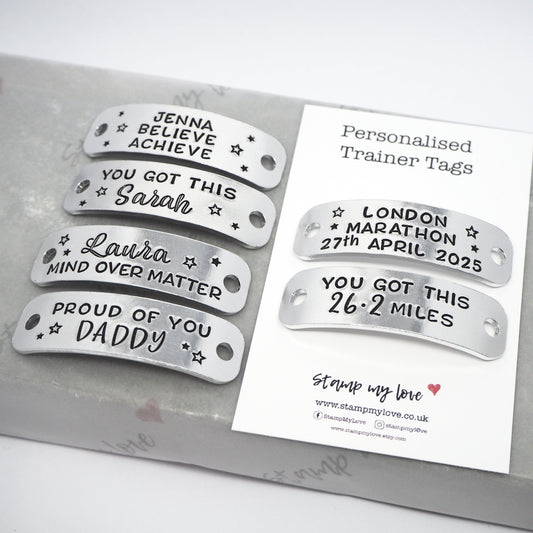 Personalised Marathon Trainer Tags