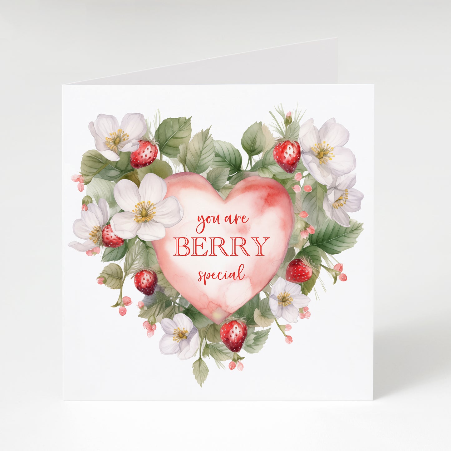 'you are BERRY special' greetings card