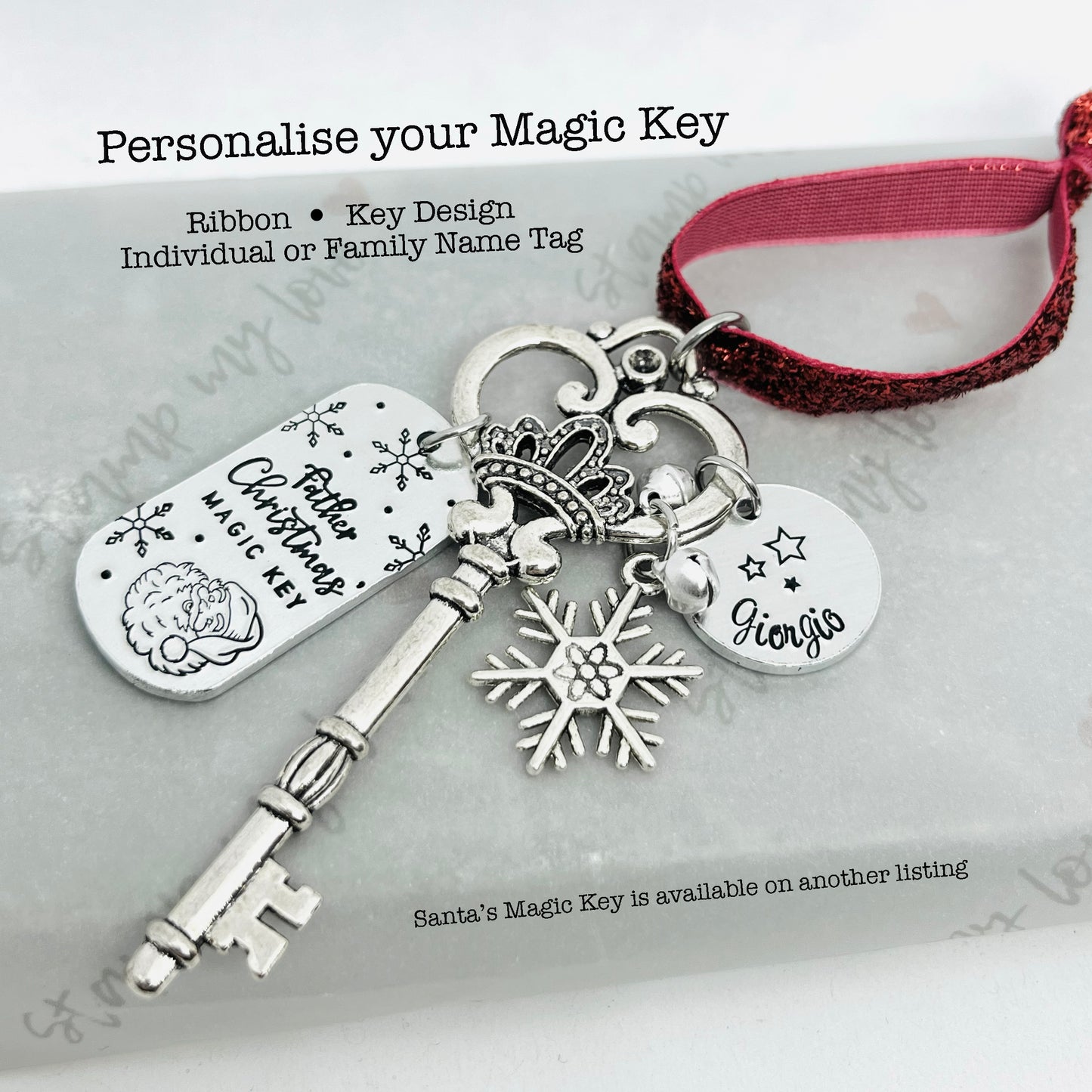 Personalised Father Christmas' Magic Key