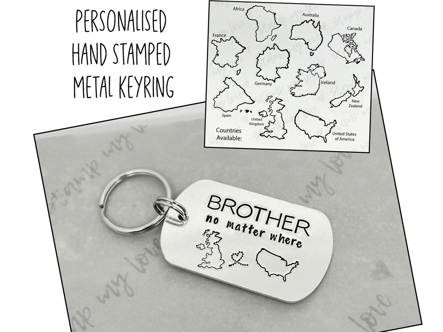 Brother Long Distance Keyring