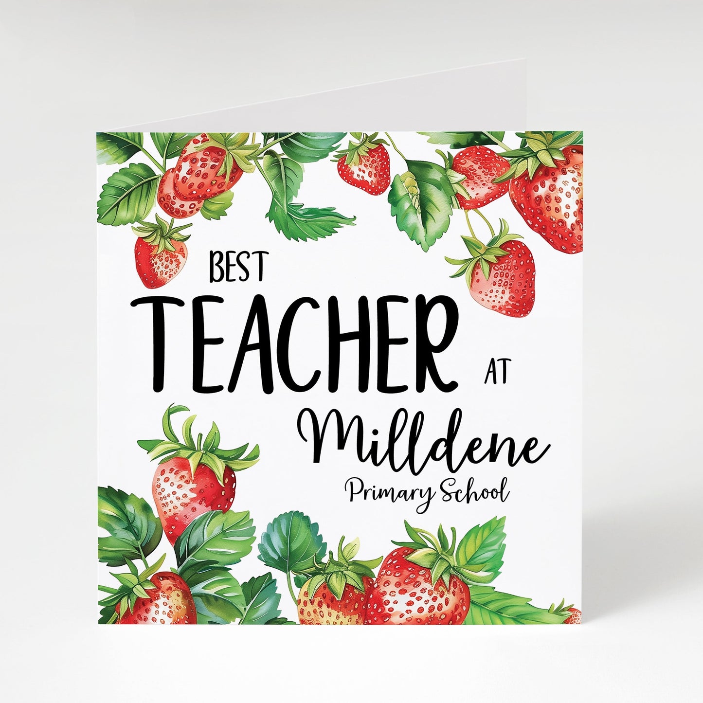 Thank You Teacher - Tiptree greetings card