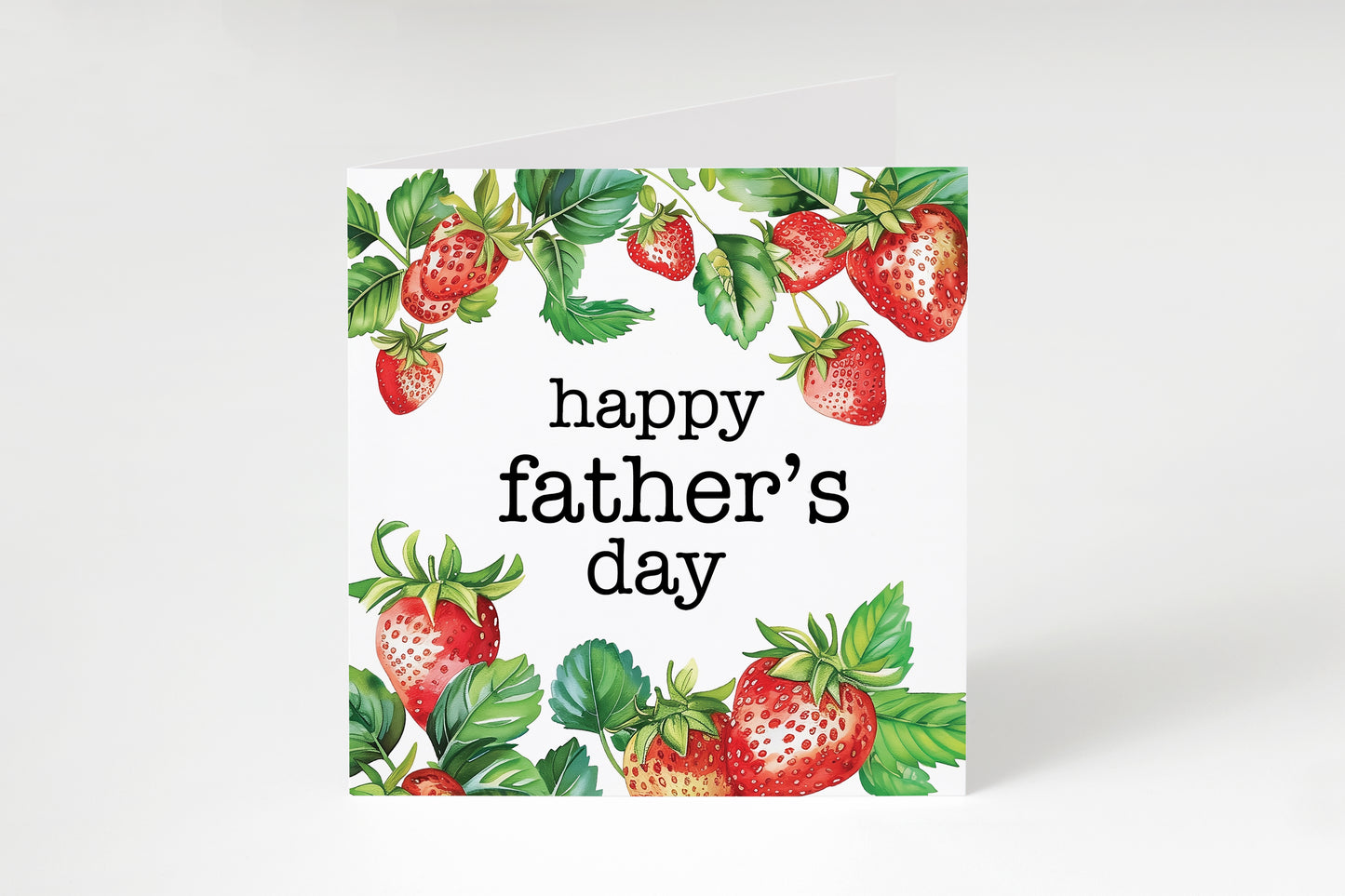 'Happy Father's Day' strawberry greetings card