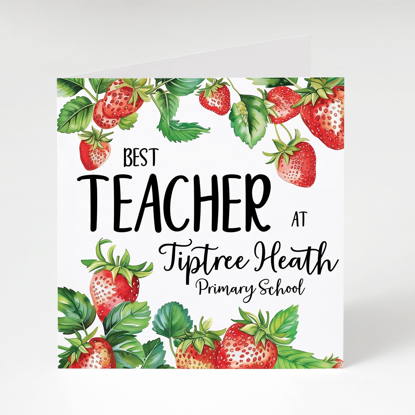 Thank You Teacher - Tiptree greetings card