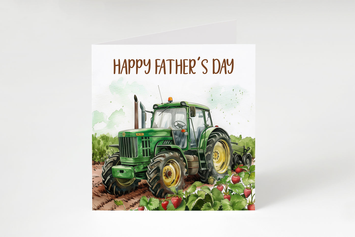 'Happy Father's Day' tractor greetings card