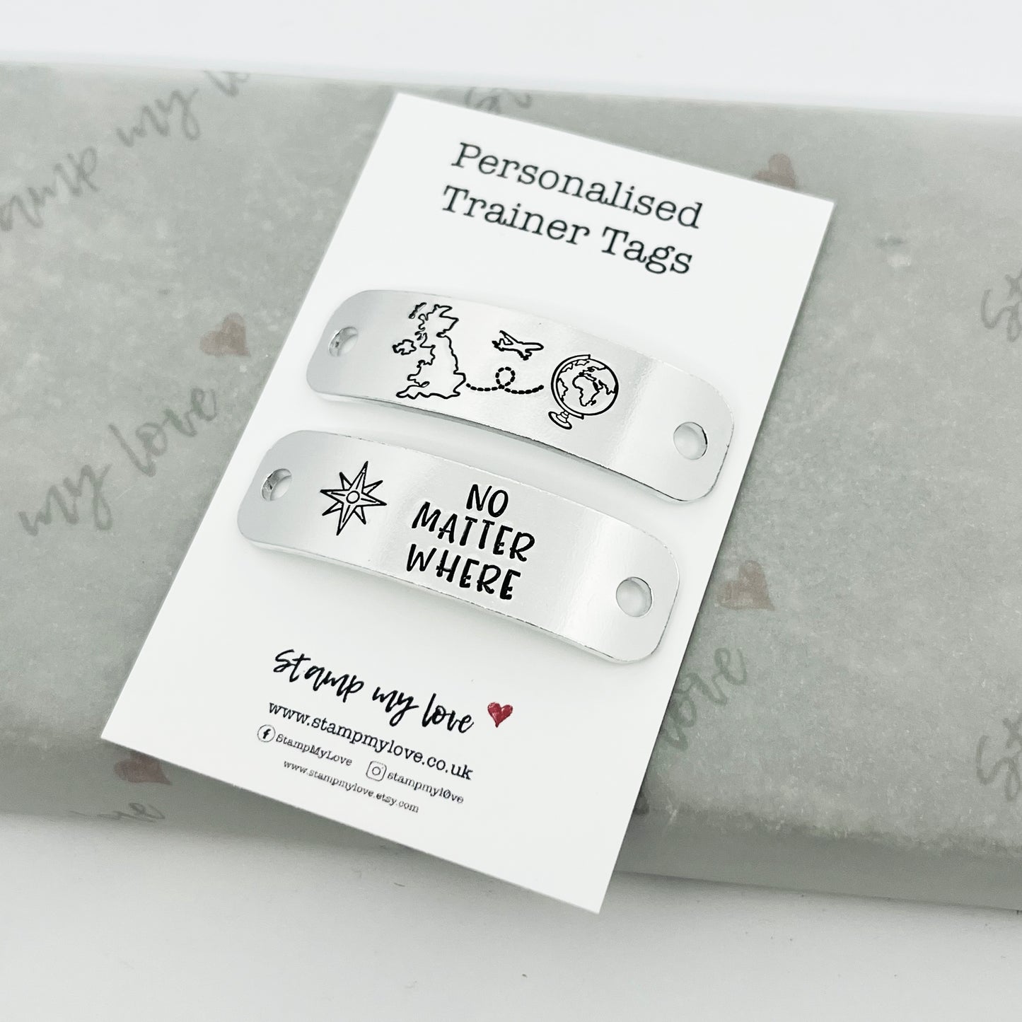 'No Matter Where' Travel Trainer Tags