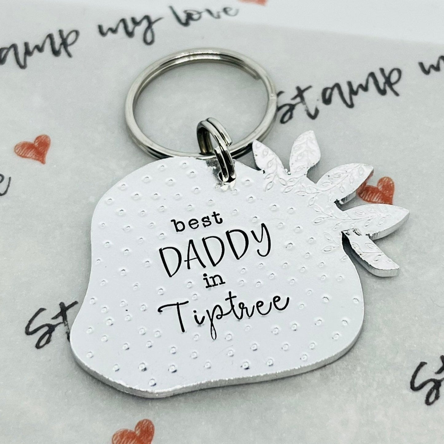 'Best in Tiptree' Strawberry Keyring