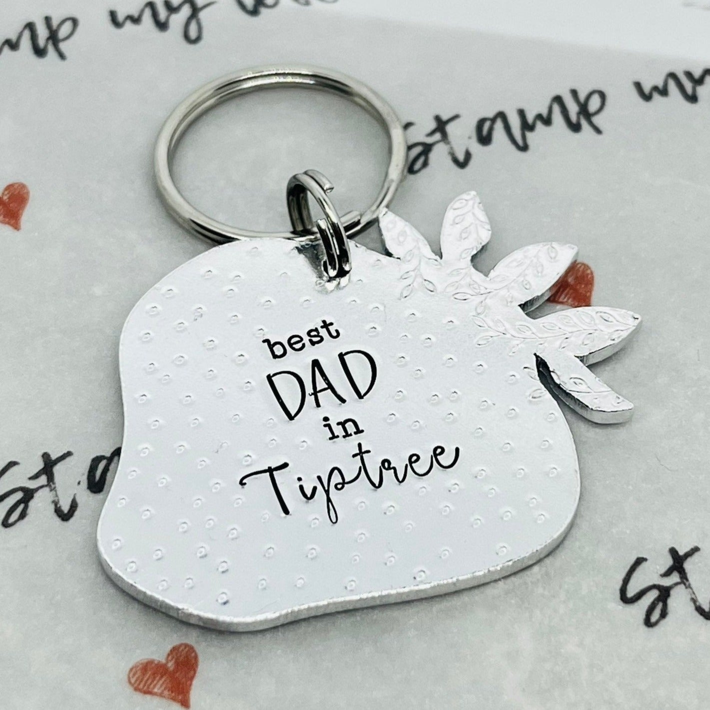 'Best in Tiptree' Strawberry Keyring