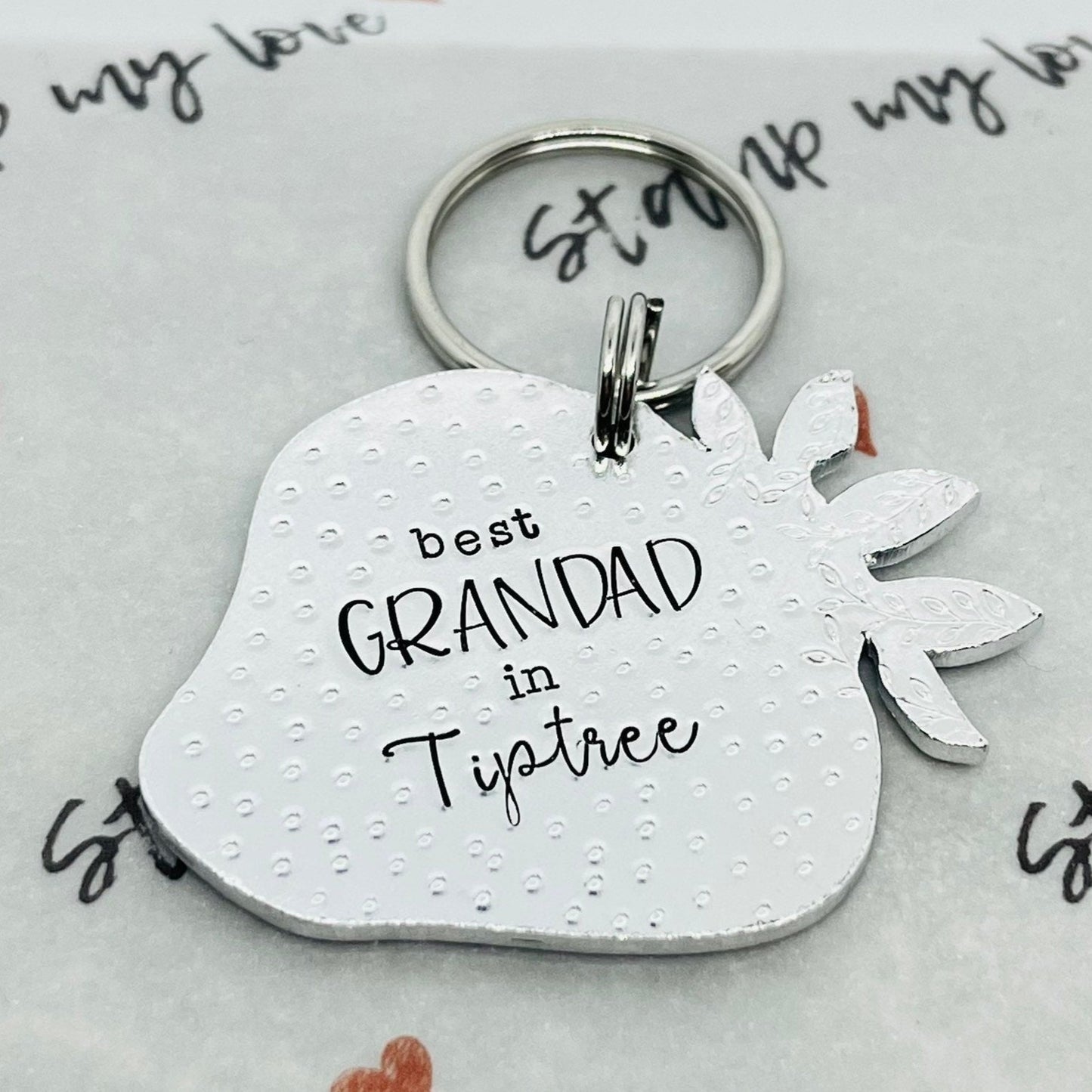 'Best in Tiptree' Strawberry Keyring