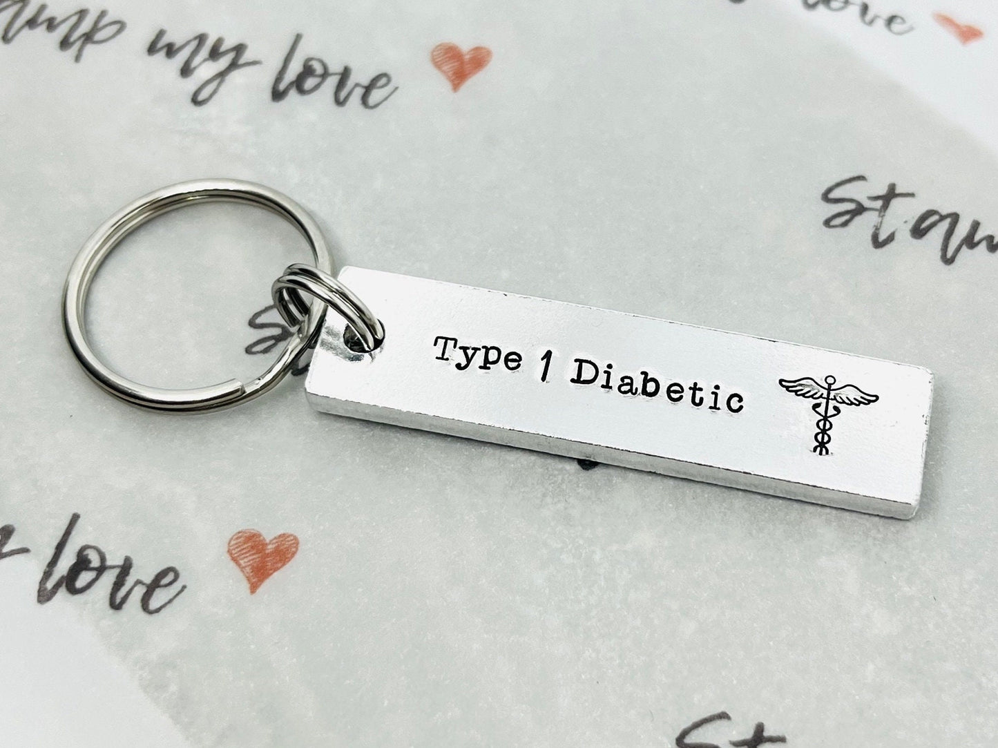Double Sided Personalised Keyring