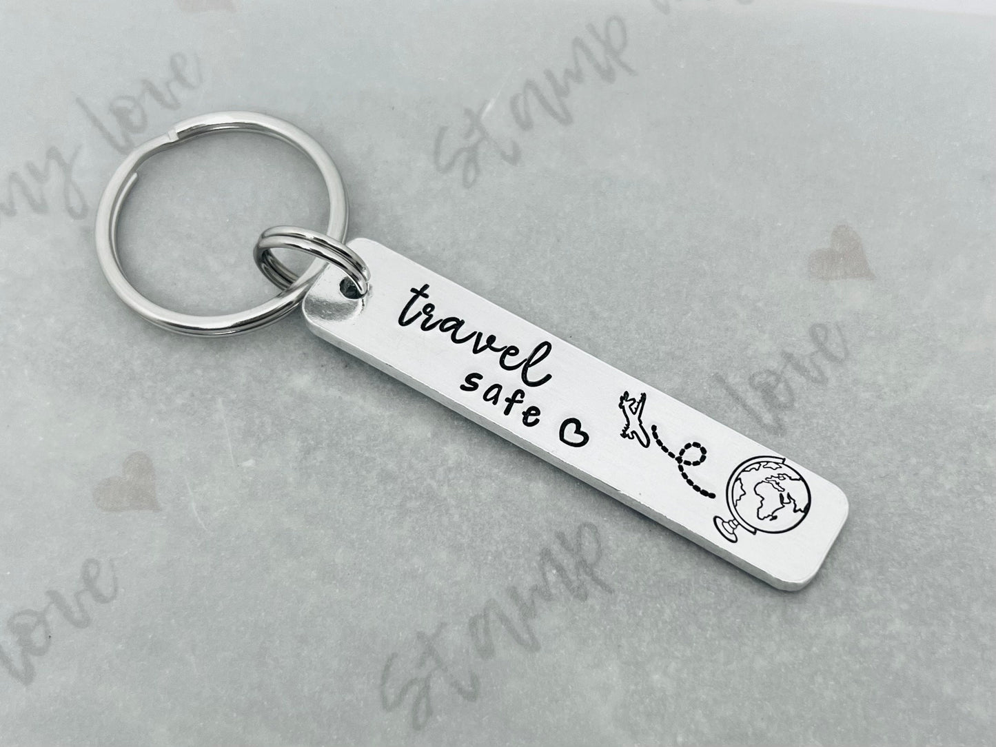 Travel Safe Keyring