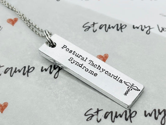 Postural Tachycardia Syndrome Medical Necklace